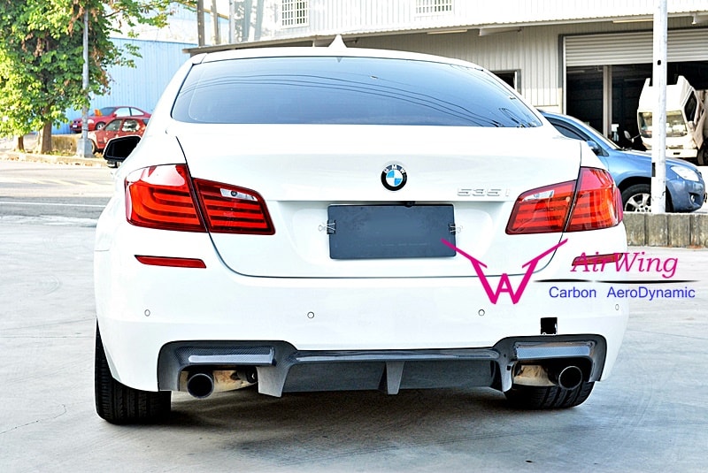 F10 M5 - 3D Style Carbon Fiber Rear Diffuser 3